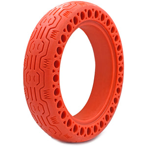 Honeycomb Solid Rubber Tire - Black or Red